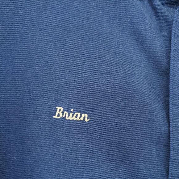 Subaru Men's Employee Uniform Long Sleeve Workwear Shirt Blue 2XL Logo - Picture 7 of 16